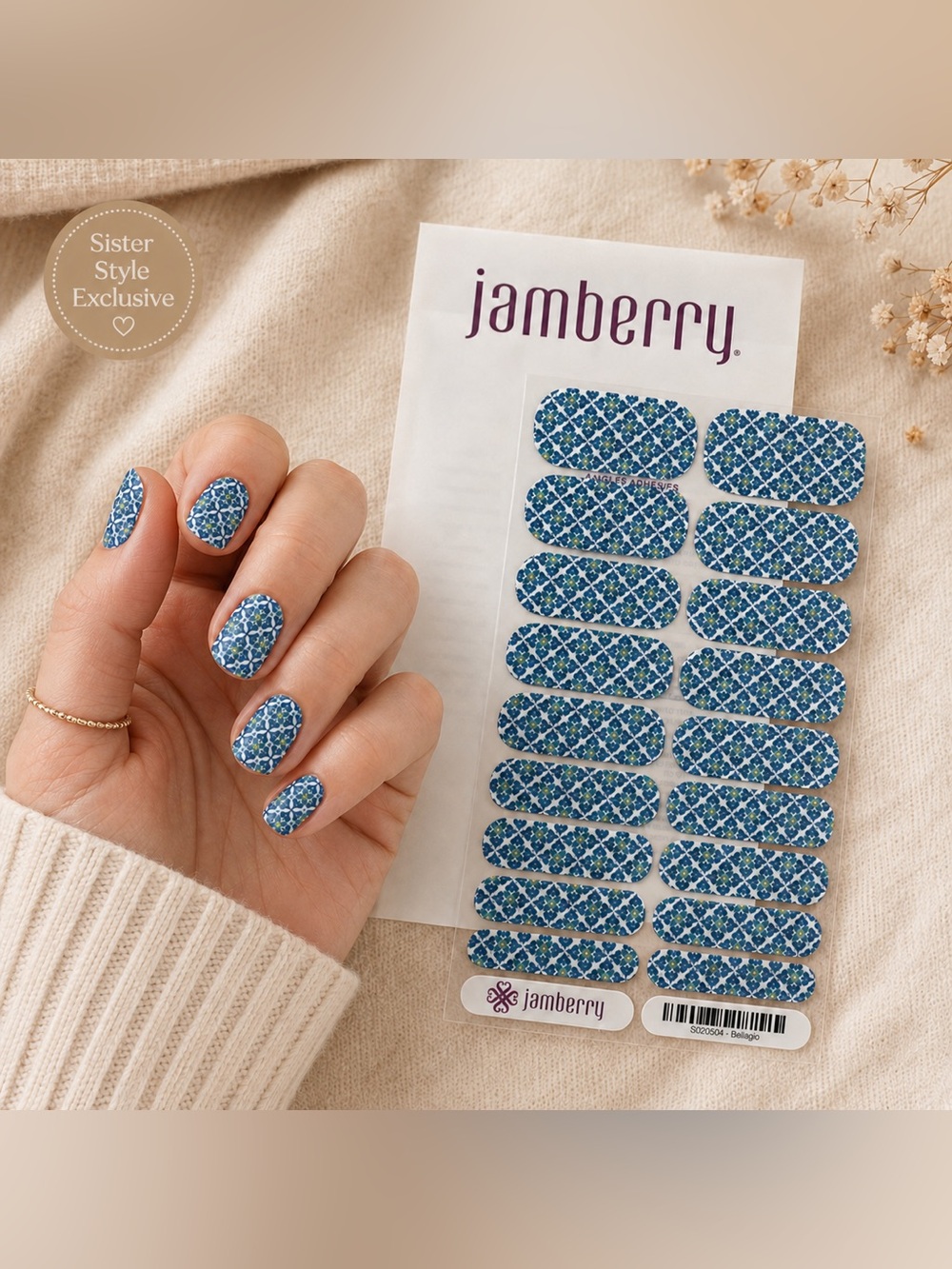 Jamberry Nail Wraps: Bellagio | Sister Style Exclusive | Buy 3 Get 1 Free